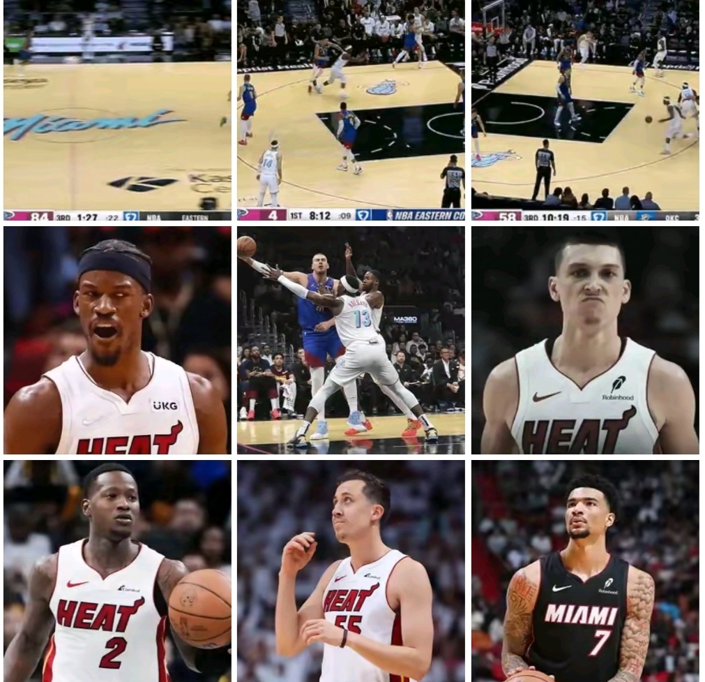 热火三巨头联手，狂砍50分得分突破，掘金冲击季后赛！